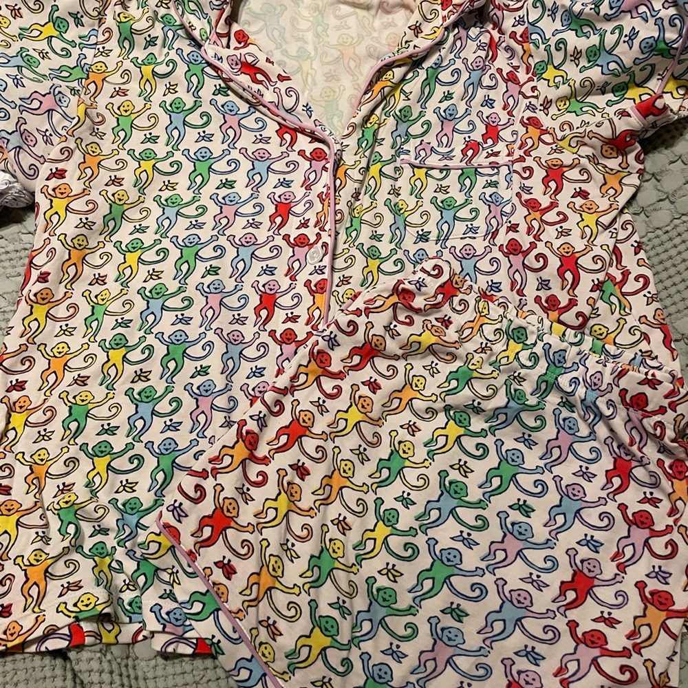 Roller rabbit disco monkey pajamas